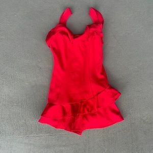 Little white ruffle romper